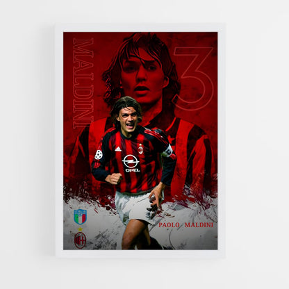 ap-paolo maldini-9 cadre Blanc