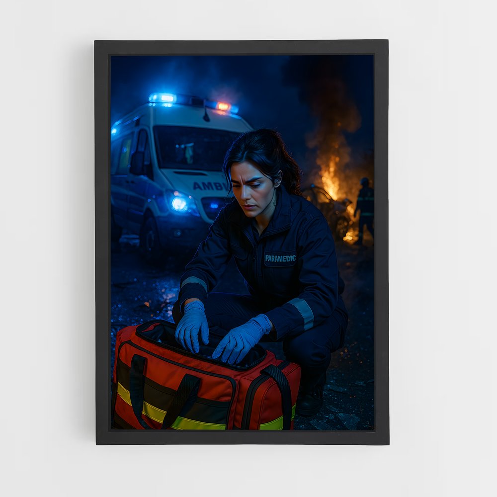 ap-paramedic-3 cadre Noir