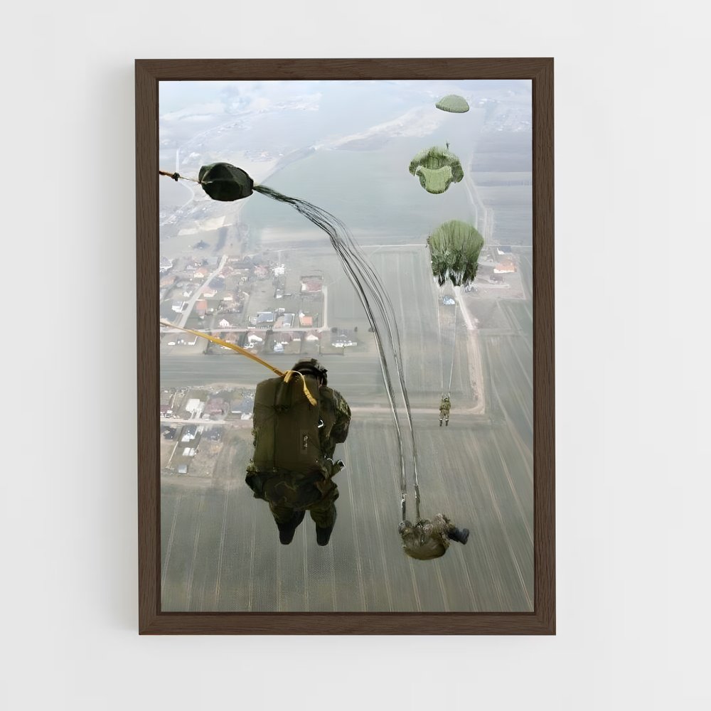 ap-paratrooper-5 cadre Bois foncé
