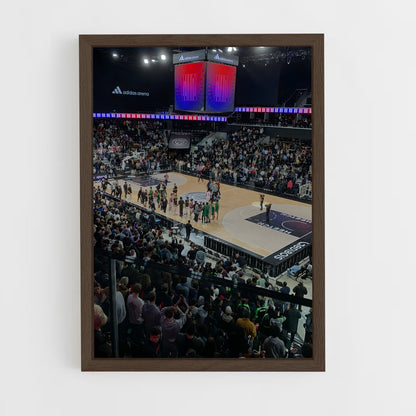 ap-paris basketball-3 cadre Bois foncé