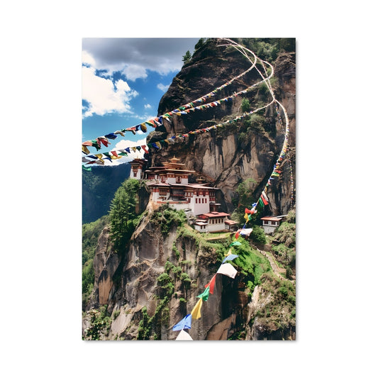 Poster Monastère de Paro