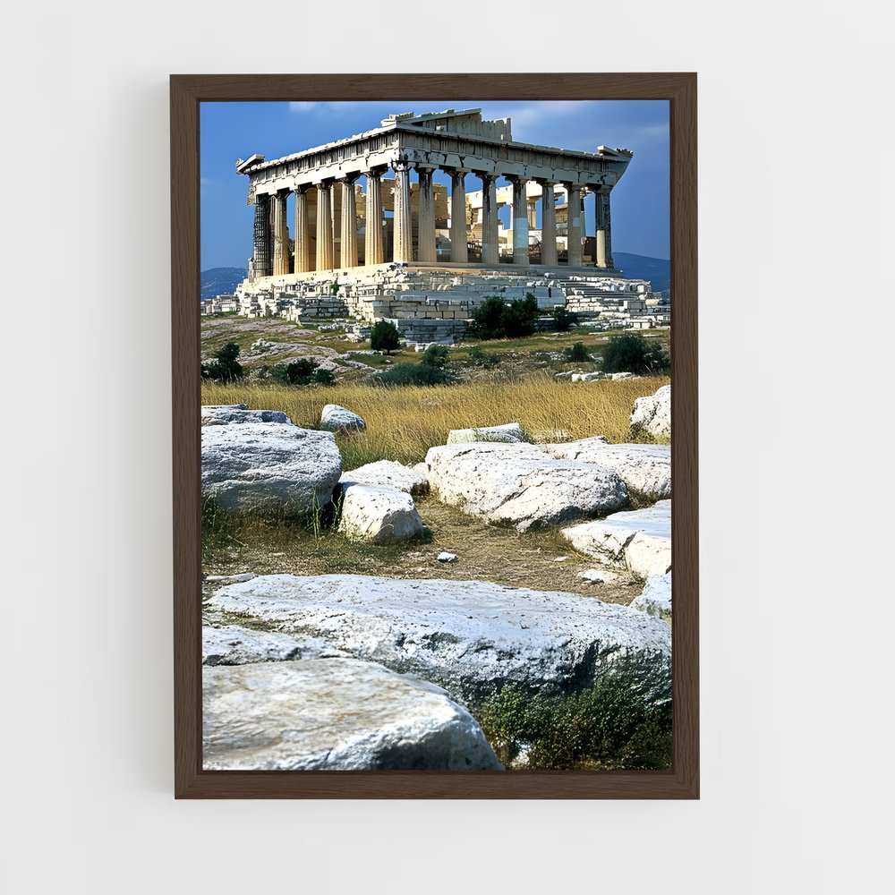 ap-parthenon-9 cadre Bois foncé