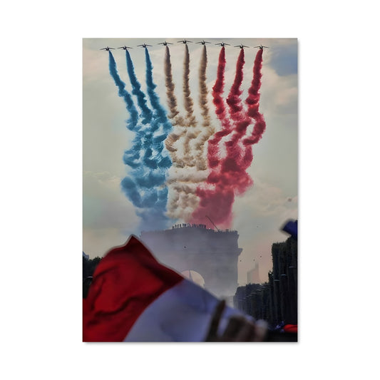 Poster Paris au Drapeau