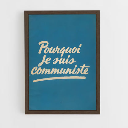 ap-parti communiste france-3 cadre Bois foncé