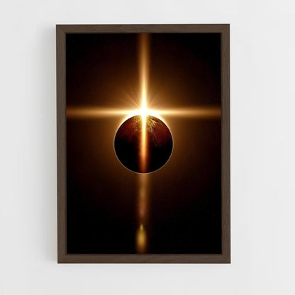 ap-partial eclipse-2 cadre Bois foncé