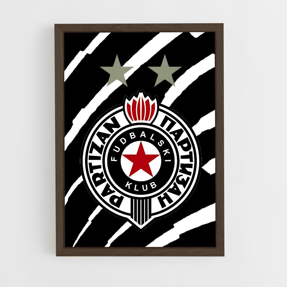 ap-partizan belgrade-3 cadre Bois foncé
