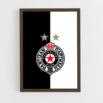 ap-partizan belgrade-4 cadre Bois foncé
