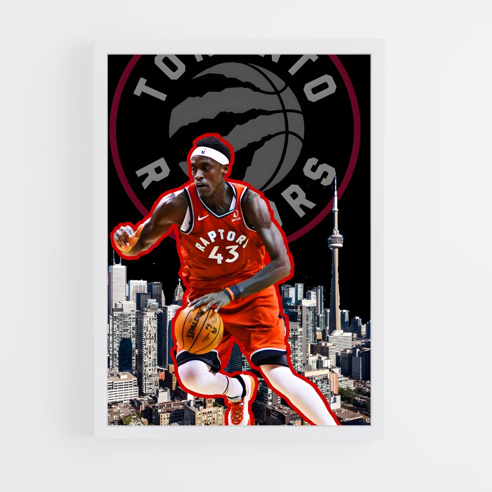 ap-pascal siakam-4 cadre Blanc