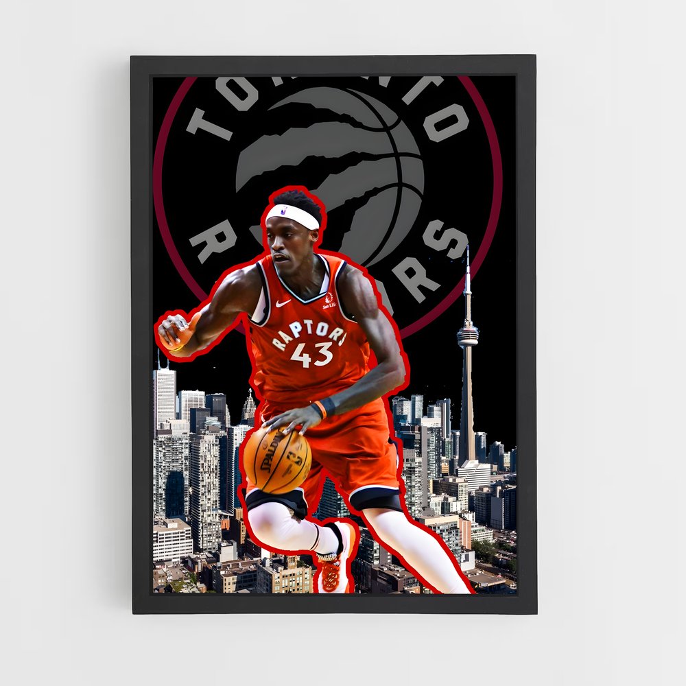 ap-pascal siakam-4 cadre Noir