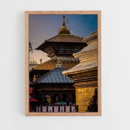 ap-pashupatinath temple-1 cadre Bois clair