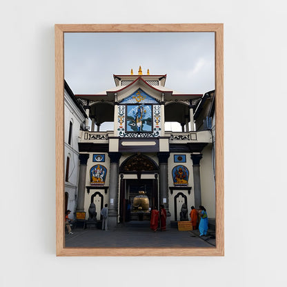ap-pashupatinath temple-2 cadre Bois clair