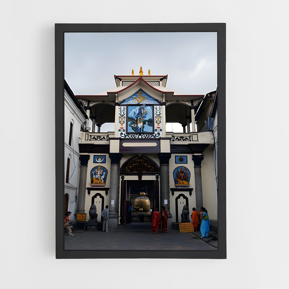 ap-pashupatinath temple-2 cadre Noir