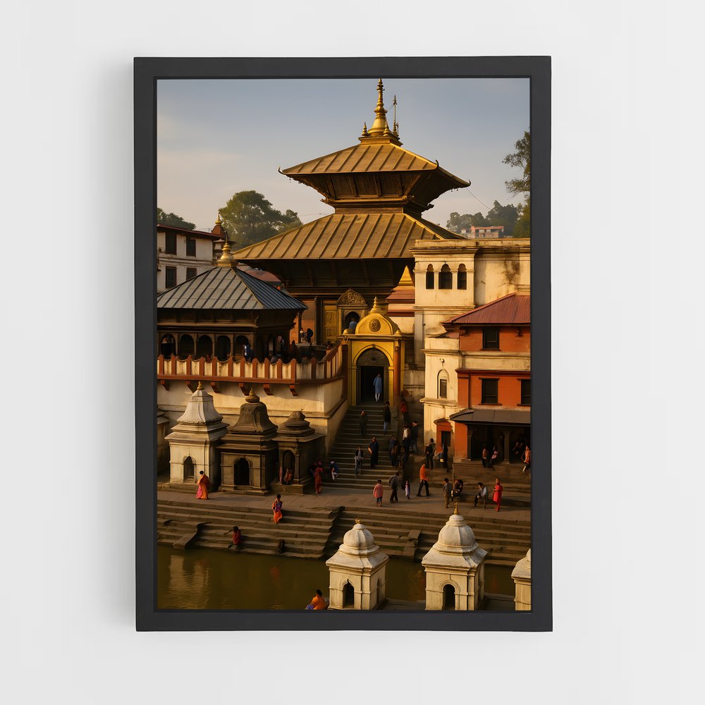 ap-pashupatinath temple-3 cadre Noir