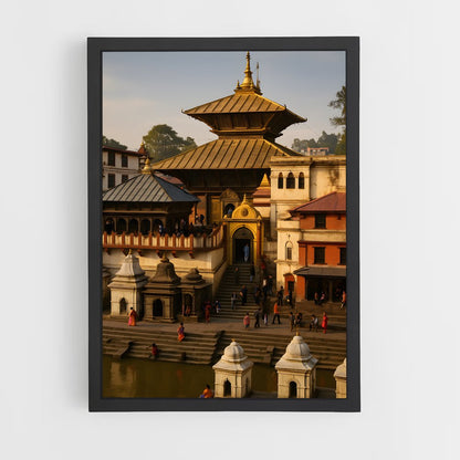 ap-pashupatinath temple-3 cadre Noir