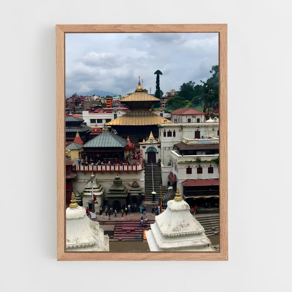 ap-pashupatinath temple-8 cadre Bois clair