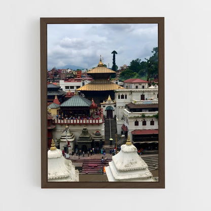ap-pashupatinath temple-8 cadre Bois foncé