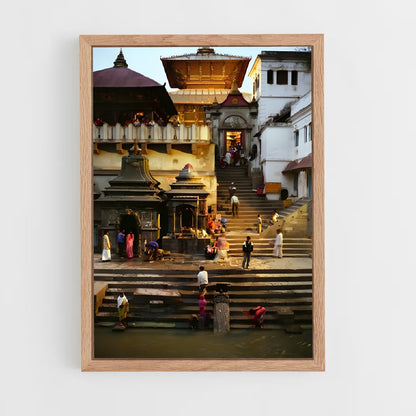 ap-pashupatinath temple-9 cadre Bois clair