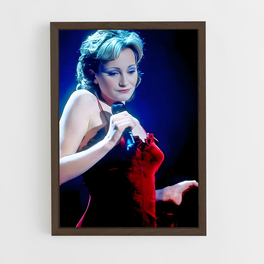 ap-patricia kaas-2 cadre Bois foncé