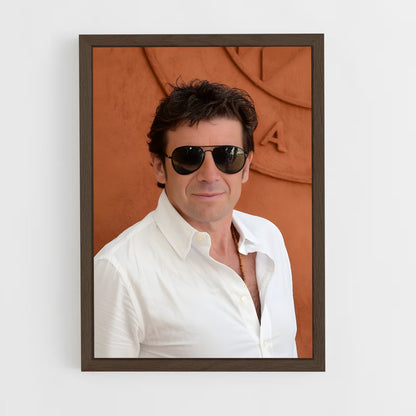 ap-patrick bruel-7 cadre Bois foncé