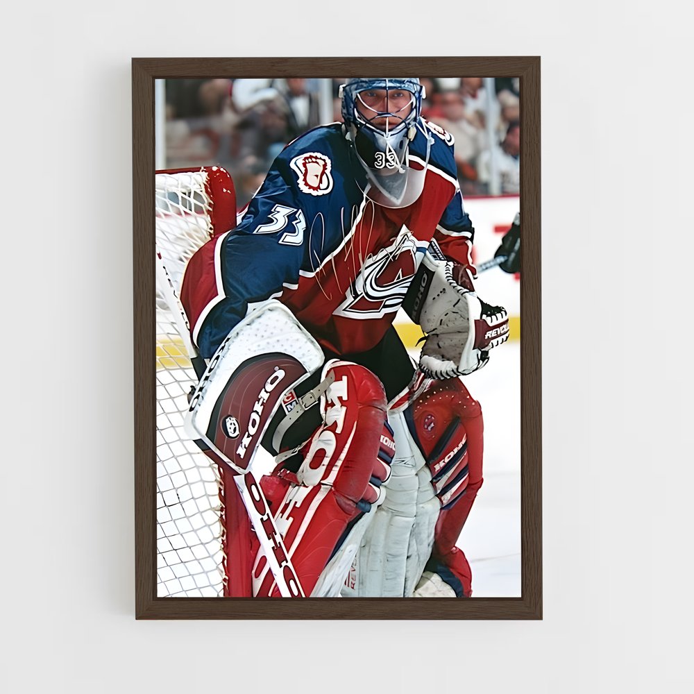 ap-patrick roy-1 cadre Bois foncé