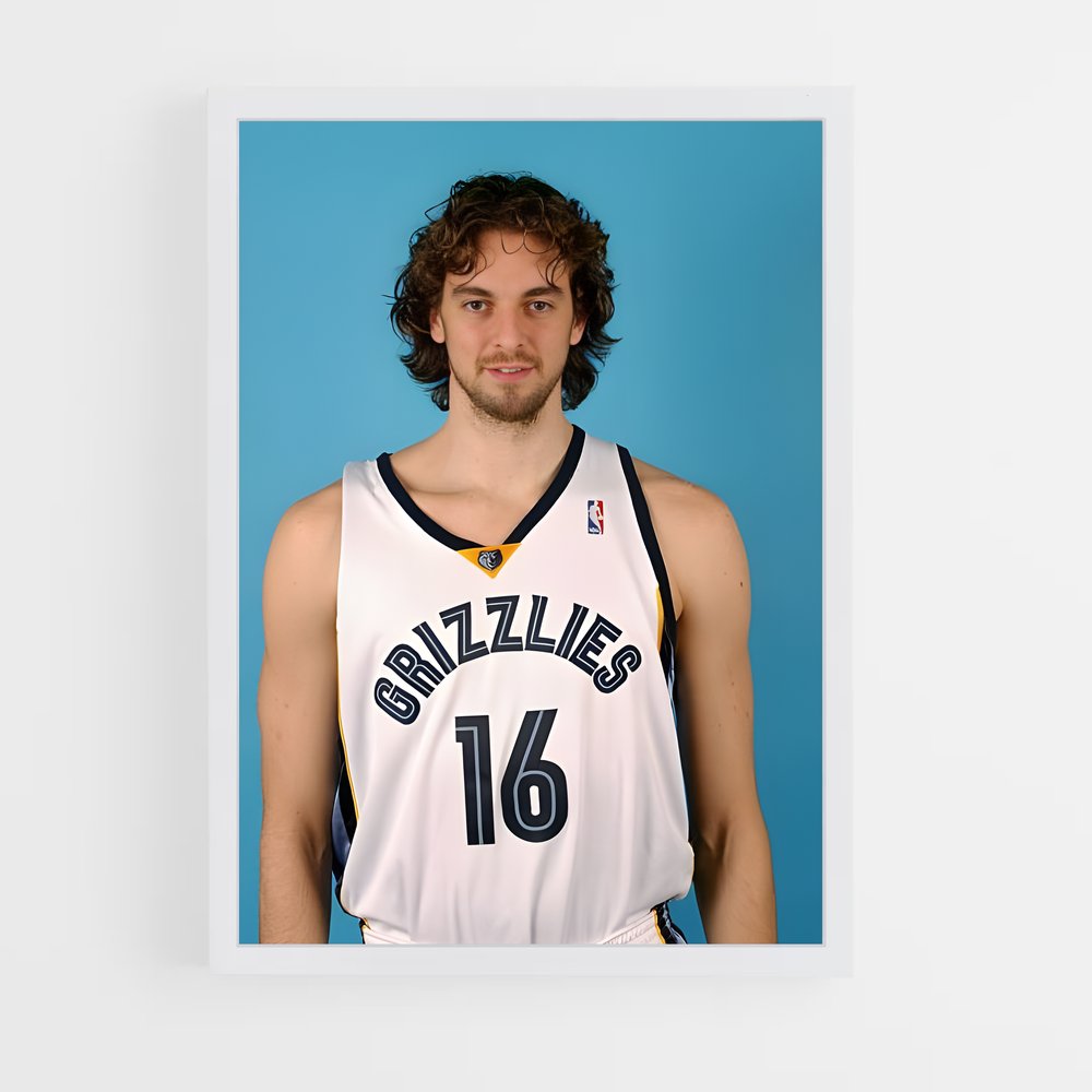 ap-pau gasol-9 cadre Blanc