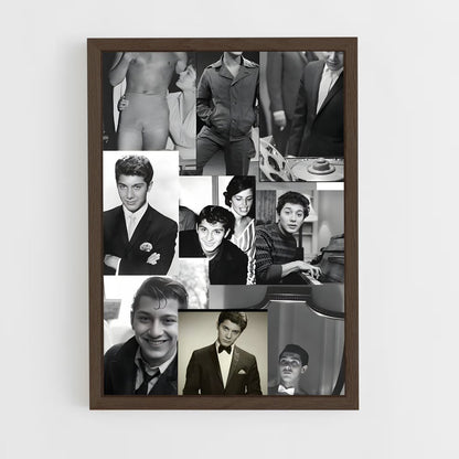 ap-paul anka-2 cadre Bois foncé
