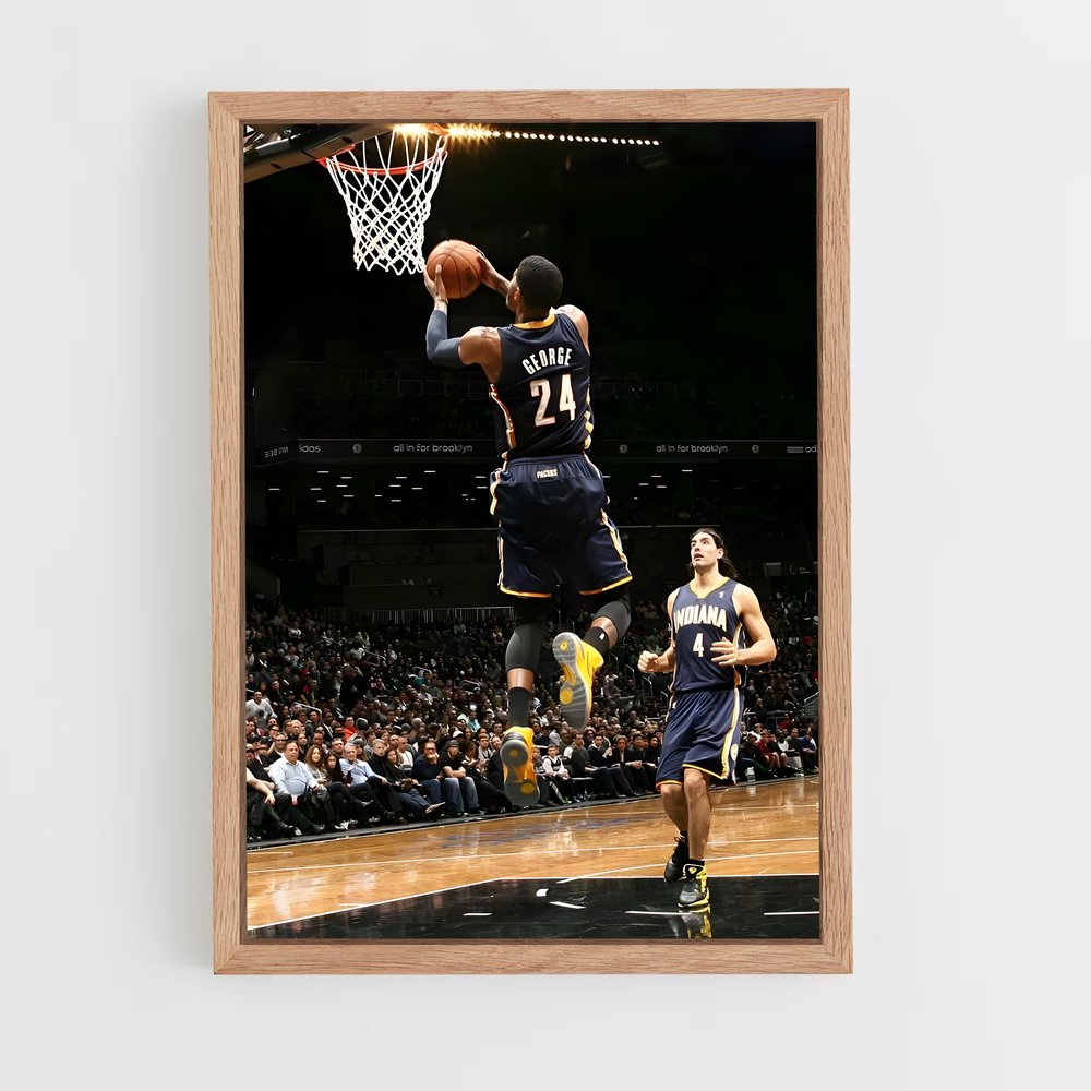 ap-paul george-1 cadre Bois clair