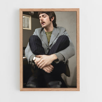 ap-paul mccartney-1 cadre Bois clair