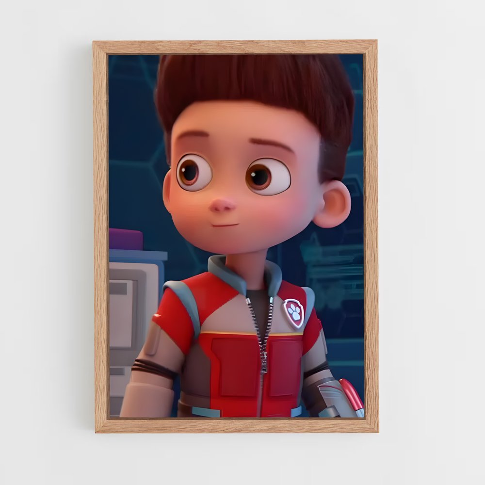 ap-paw patrol-5 cadre Bois clair