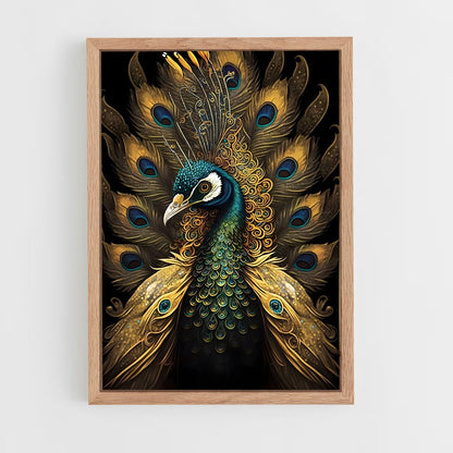 ap-peacock-9 cadre Bois clair