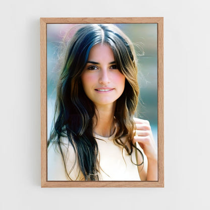 ap-penelope cruz-2 cadre Bois clair