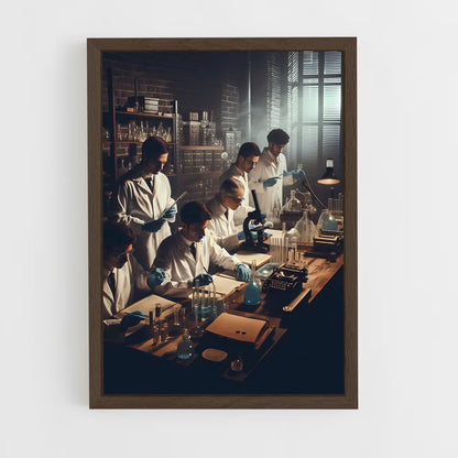 ap-penicillin discovery-2 cadre Bois foncé