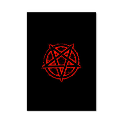 Poster Pentacle Rouge