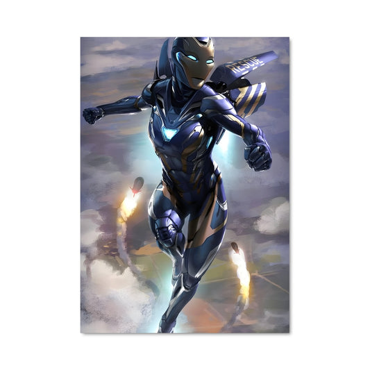 Poster Robot en Vol
