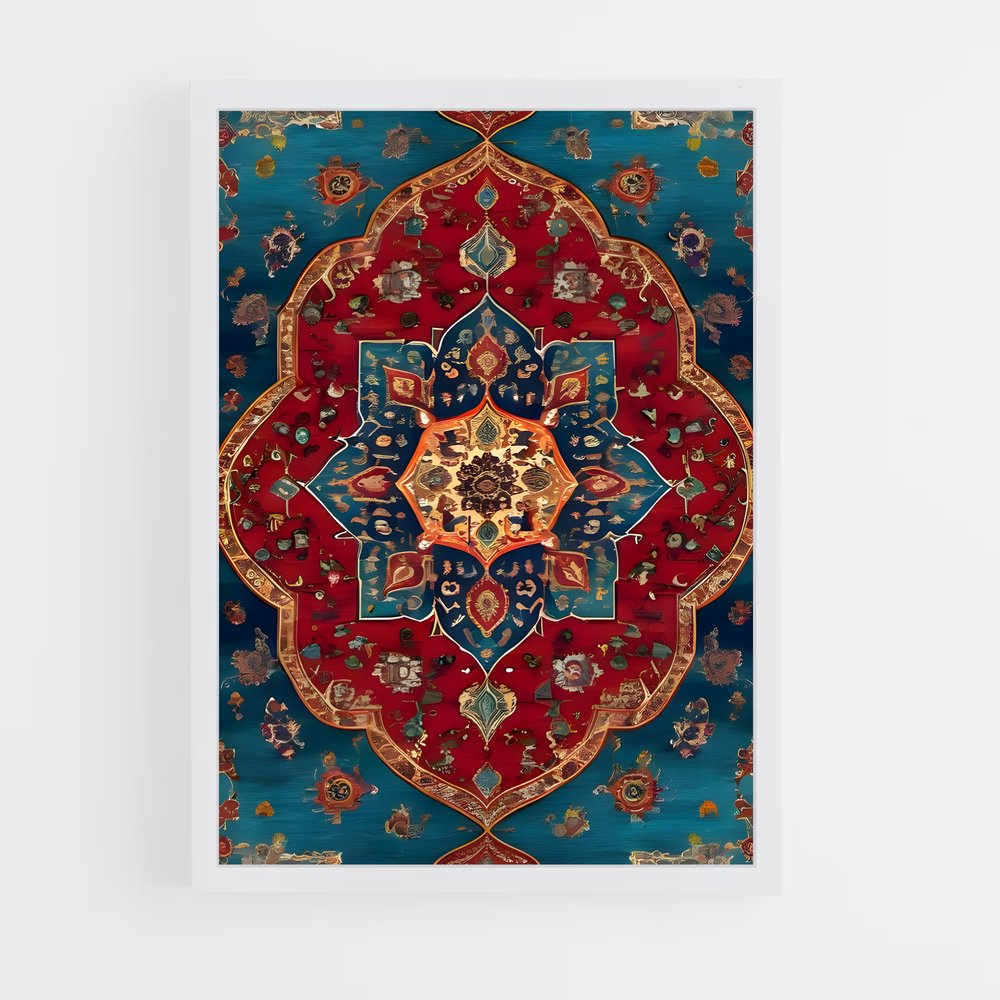 ap-persian patterns-7 cadre Blanc