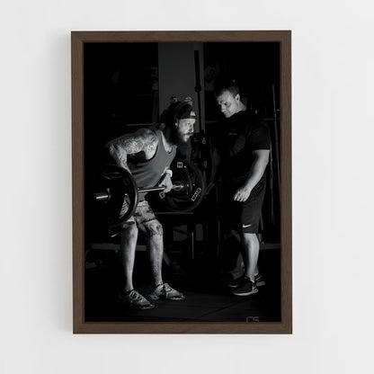 ap-personal trainer-1 cadre Bois foncé