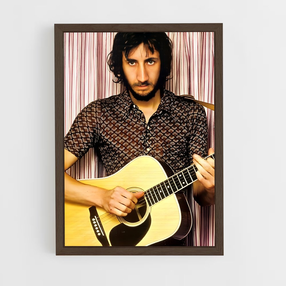 ap-pete townshend-5 cadre Bois foncé