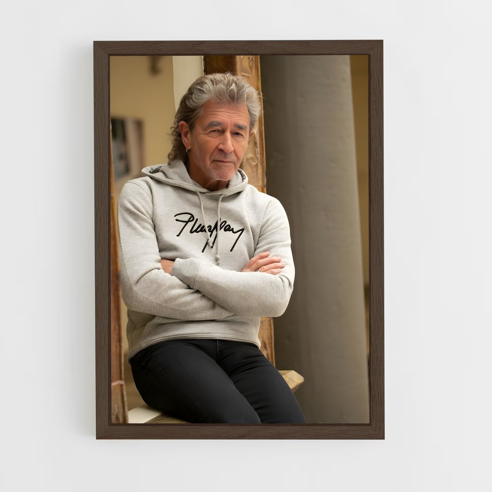 ap-peter maffay-7 cadre Bois foncé