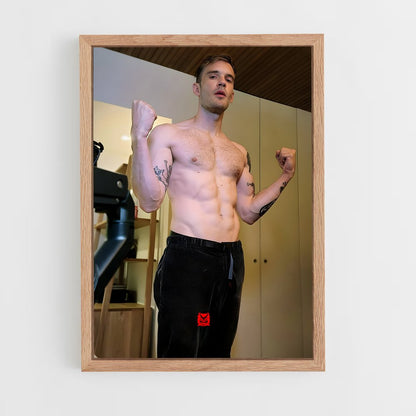 ap-pewdiepie-1 cadre Bois clair
