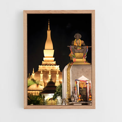 ap-pha that luang-6 cadre Bois clair