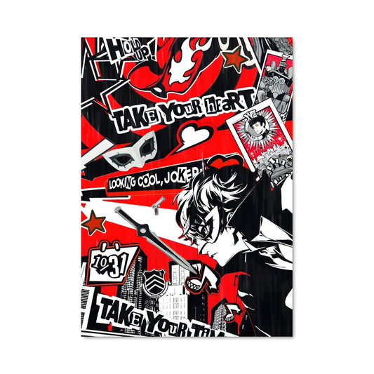 Poster Graffiti des Voleurs