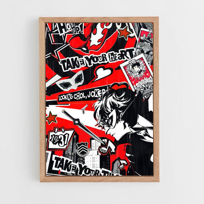 ap-phantom thieves-3 cadre Bois clair