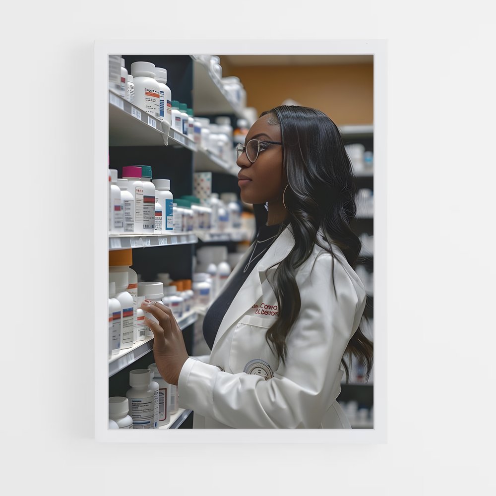 ap-pharmacist-1 cadre Blanc
