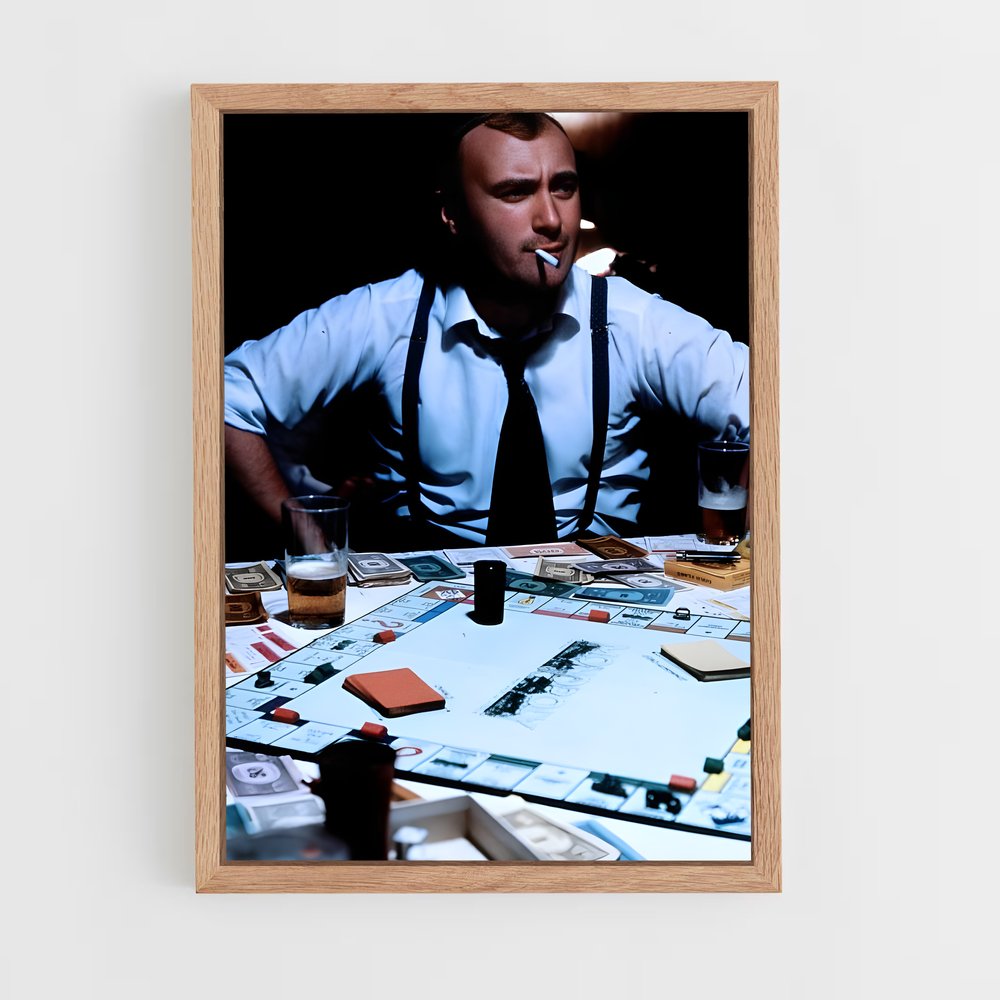 ap-phil collins-1 cadre Bois clair