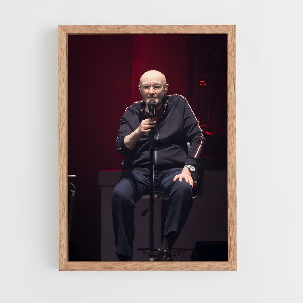 ap-phil collins-9 cadre Bois clair