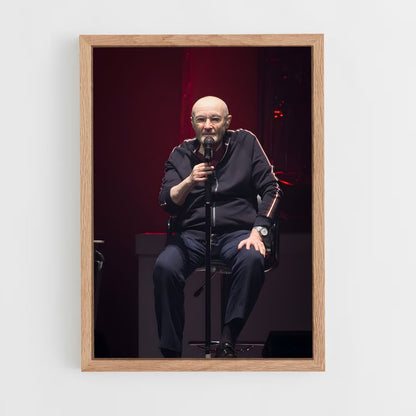 ap-phil collins-9 cadre Bois clair