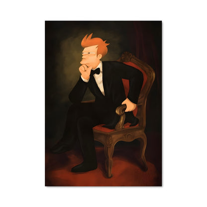 Poster Dandy Futuriste