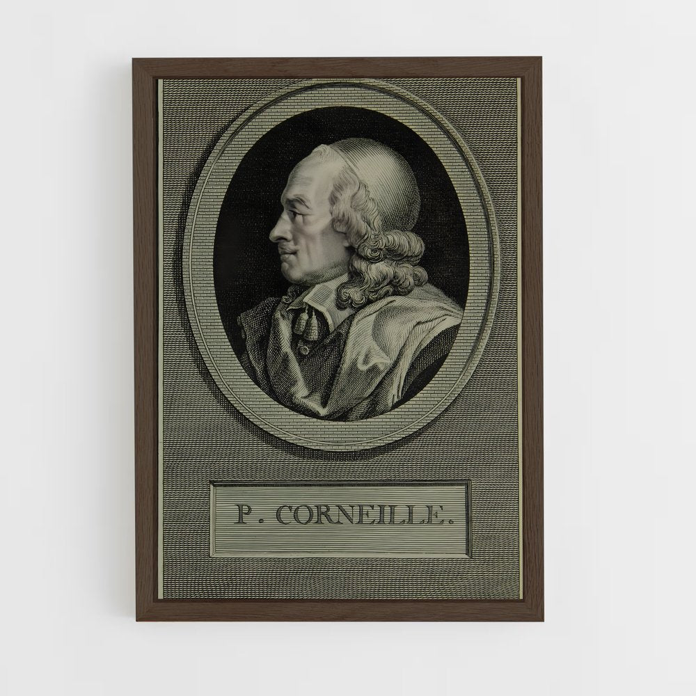 ap-pierre corneille-5 cadre Bois foncé