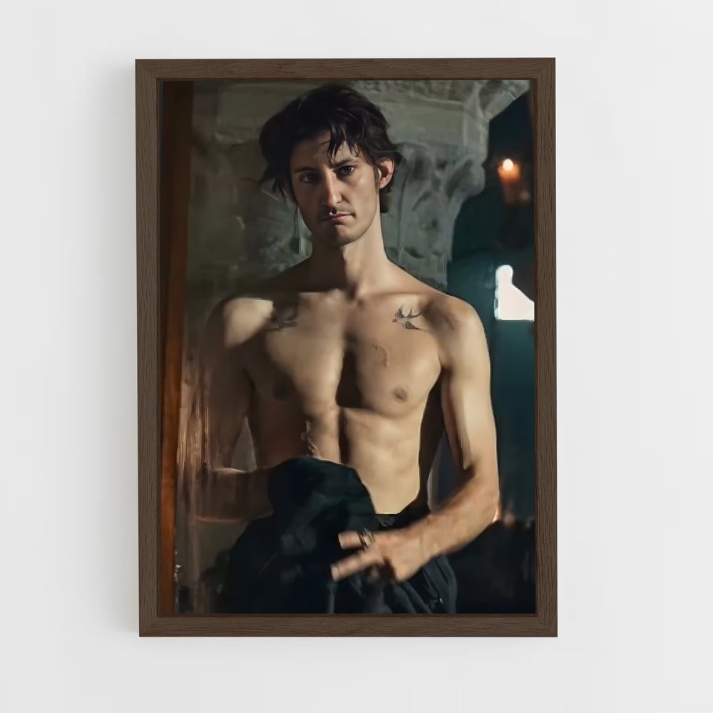 ap-pierre niney-2 cadre Bois foncé