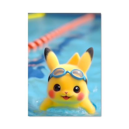 Poster Pikachu Flottant